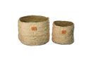 Set de 2 cestas de maguey sin agarraderas